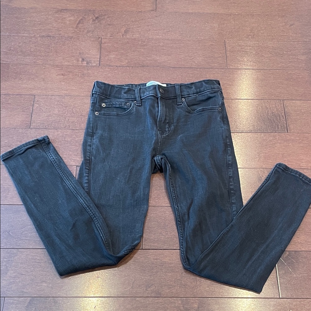 Abercrombie Kids Black Super Skinny Jeans